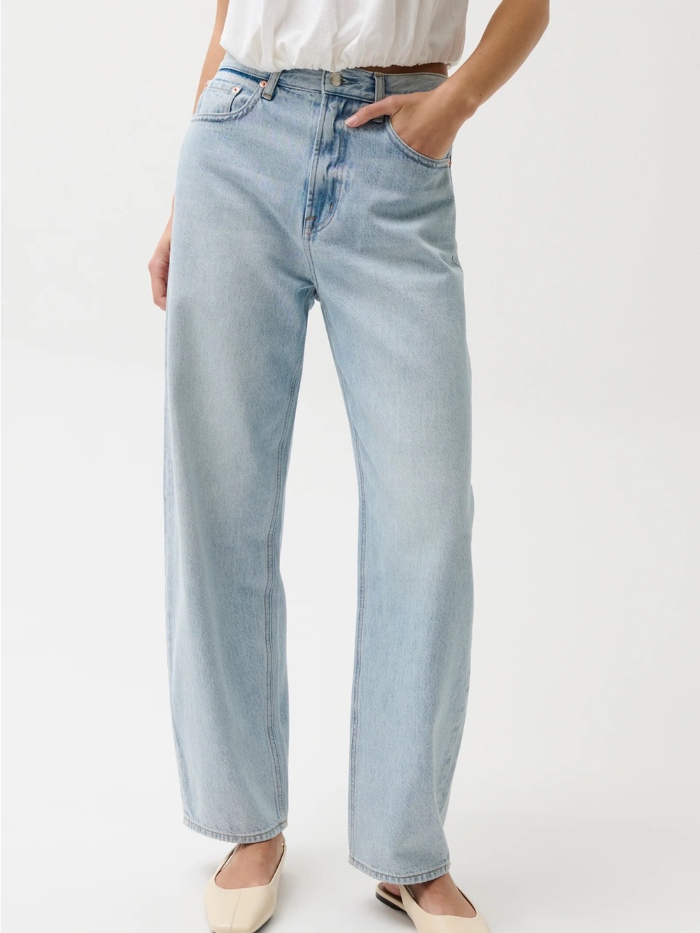 WES HIGH RISE BARREL JEAN FROM PISTOLA
